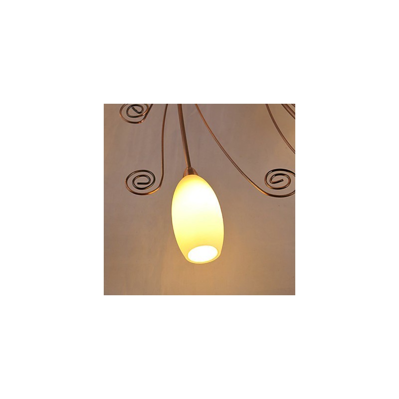 芸術的なアルミ製フラッシュマウントライト（12 個のライト付き）