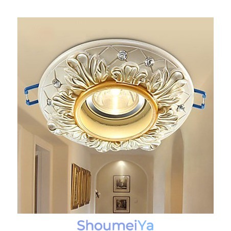 10*3.5CM ヨーロッパタイプスタイル 田舎風天井チューブランプ 吸収ドームライトランプ