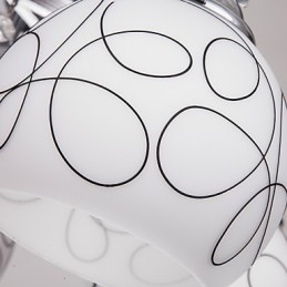 シャンデリア モダン クリスタル リビング 8 灯