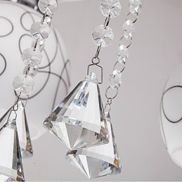 シャンデリア モダン クリスタル リビング 8 灯