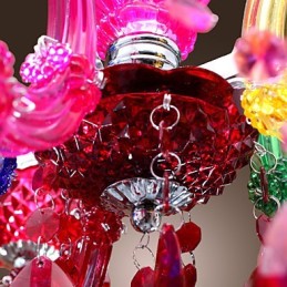 伝統的なクラシッククリスタルクロームアクリルシャンデリア