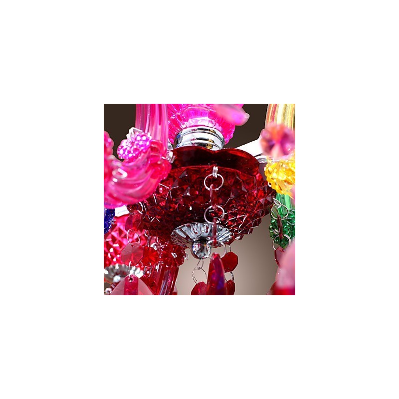 伝統的なクラシッククリスタルクロームアクリルシャンデリア