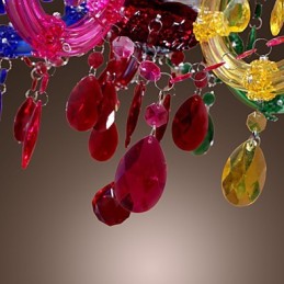 伝統的なクラシッククリスタルクロームアクリルシャンデリア