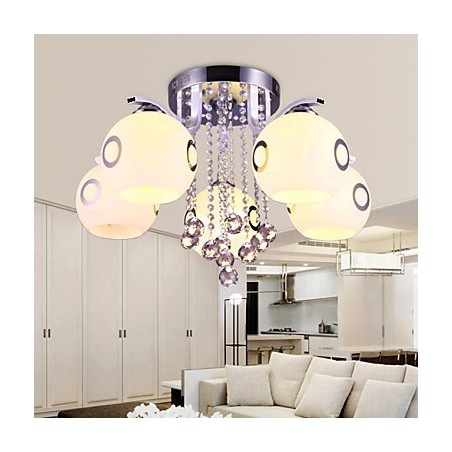 フラッシュマウントクリスタルモダンコンテンポラリーガラス