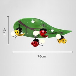 フラッシュマウント モダン コンテンポラリー 木製 竹