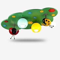 フラッシュマウント モダン コンテンポラリー 木製 竹
