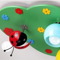 フラッシュマウント モダン コンテンポラリー 木製 竹