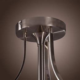 モダンなアクリル製フラッシュマウント、3つのライト付きシリンダーデザイン