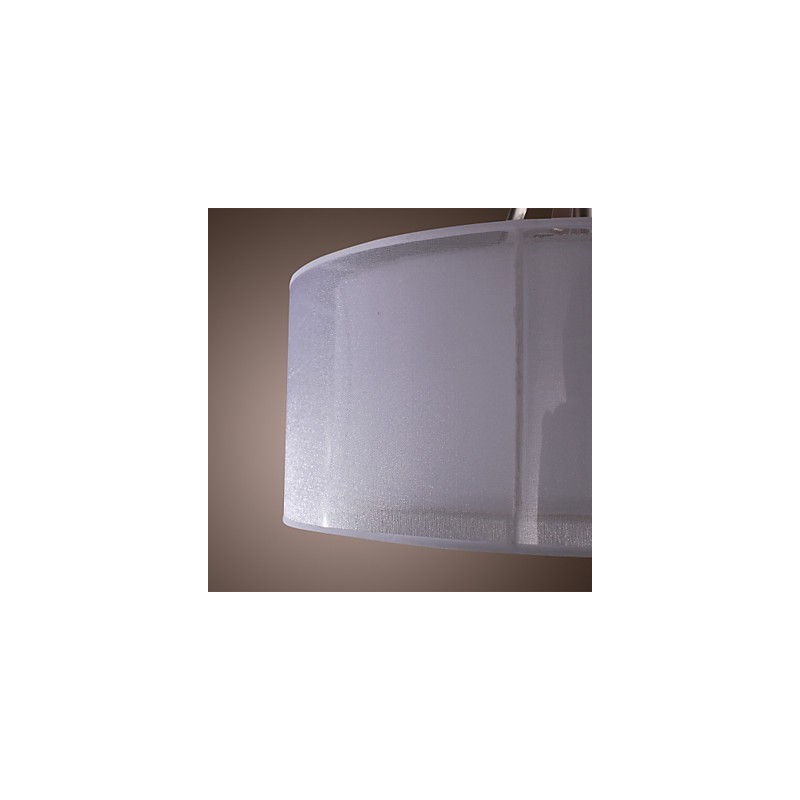 モダンなアクリル製フラッシュマウント、3つのライト付きシリンダーデザイン