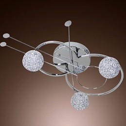 モダンコンテンポラリー電気メッキフラッシュマウント
