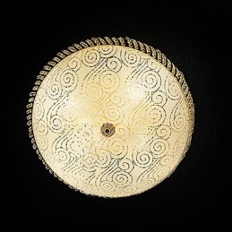 豪華な4灯の天井照明（金色）