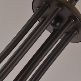 伝統的なクラシックなレトロミニスタイルのペイントメタルシャンデリア