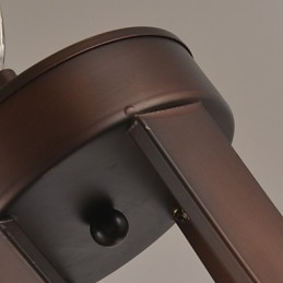 伝統的なクラシックなレトロミニスタイルのペイントメタルシャンデリア