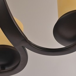 伝統的なクラシックなレトロミニスタイルのペイントメタルシャンデリア