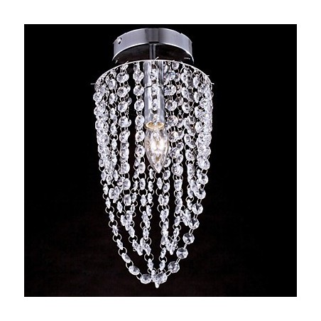 フラッシュマウント クリスタル モダン コンテンポラリー アウトドア メタル