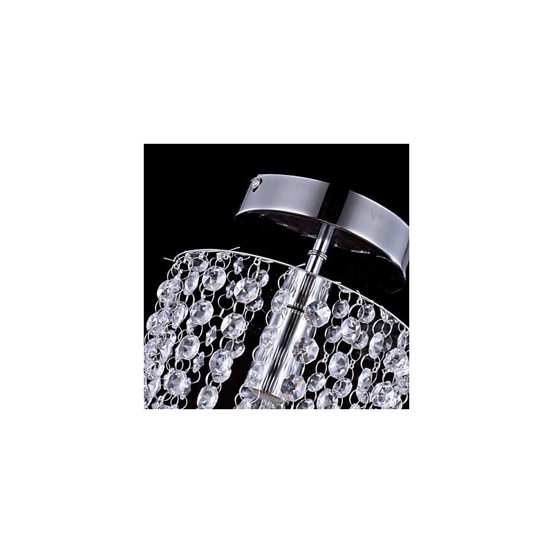 フラッシュマウント クリスタル モダン コンテンポラリー アウトドア メタル