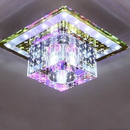 クリスタル天井ランプ スポットライト SMD 3W クリエイティブランプ チューブライト カラフルカラー ドームライト