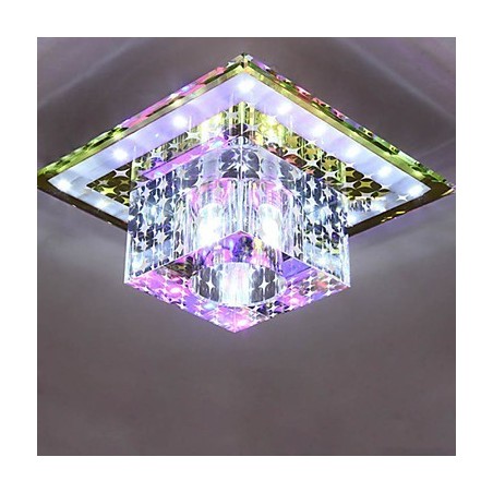 クリスタル天井ランプ スポットライト SMD 3W クリエイティブランプ チューブライト カラフルカラー ドームライト