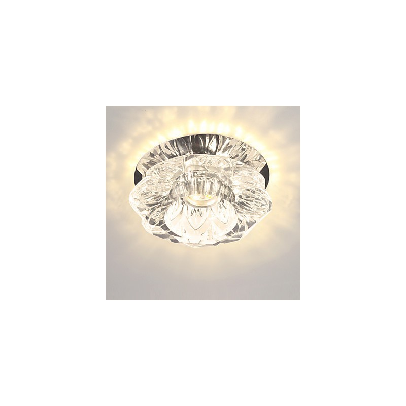 小さなガラスの天井ライト モダンでシンプルなランプ照明保証