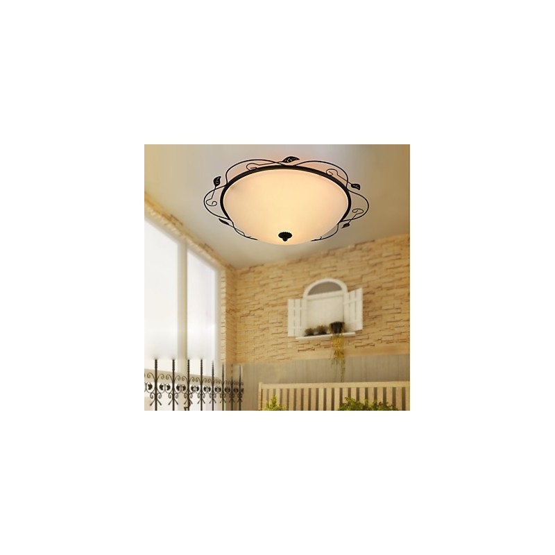 32CM ヨーロッパタイプ スタイル 田舎風 クラシック 吸収ドームライトランプ