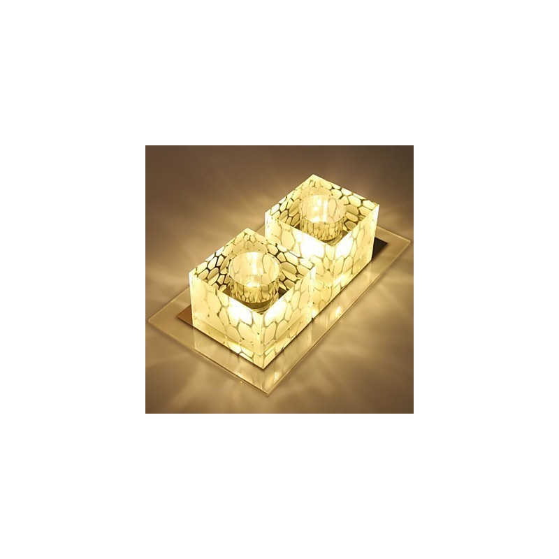 27*15*5CM クリスタル天井ランプ スポットライト SMD 6W クリエイティブランプ チューブライト カラフルカラー ドームライト 27*15*5CM クリスタル天井ランプ スポットライト SMD 6W クリエイティブランプ チューブライト カラフルカラー ドームライト