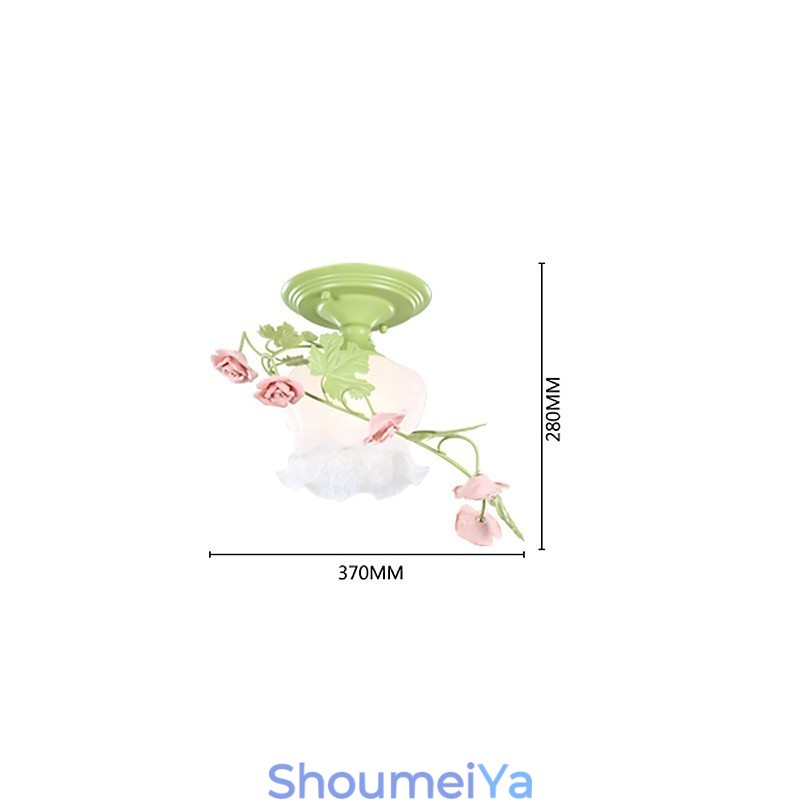 バレンタインデー バラ園の花と植物がドームの光を吸収