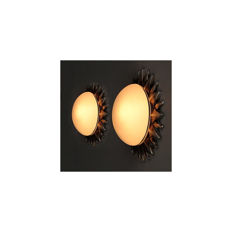 26*8CM 現代的で縮小された漫画アートひまわりがドームの光を吸収します