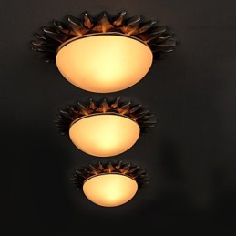 26*8CM 現代的で縮小された漫画アートひまわりがドームの光を吸収します