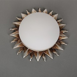 26*8CM 現代的で縮小された漫画アートひまわりがドームの光を吸収します