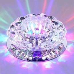 クリスタル天井ランプ スポットライト SMD 3W クリエイティブランプ 吸収ドームライト