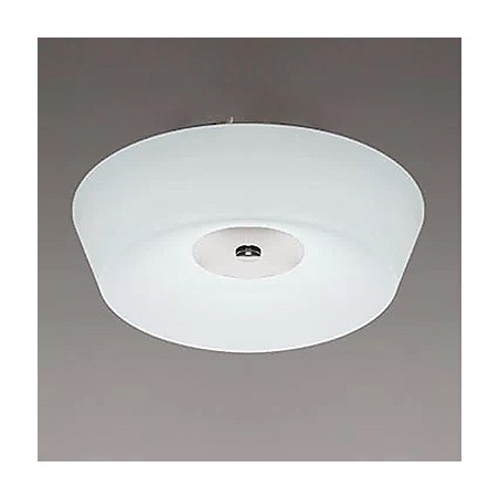 77W モダンコンテンポラリークロームメタルフラッシュマウント