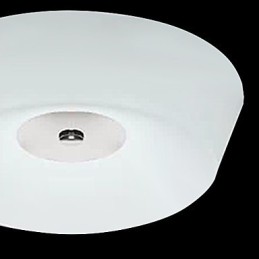 77W モダンコンテンポラリークロームメタルフラッシュマウント