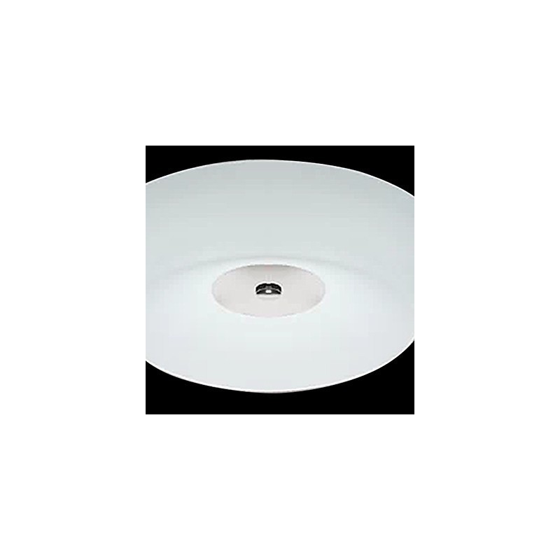 77W モダンコンテンポラリークロームメタルフラッシュマウント