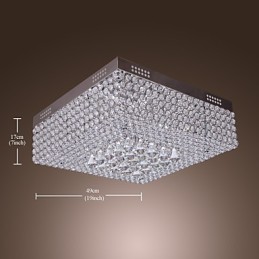 45色のクリスタルビーズシーリングライト