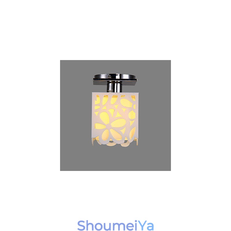 ラスティックロッジミニスタイル電気メッキフラッシュマウントライト