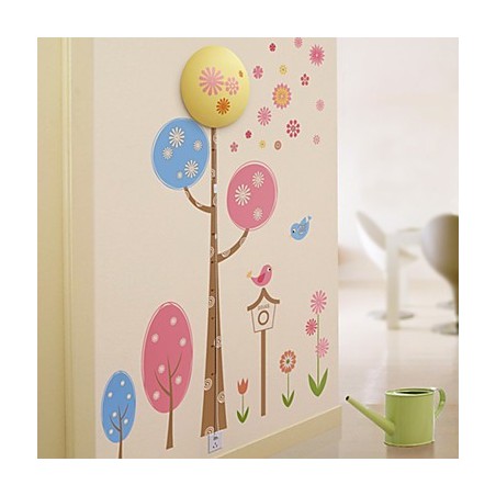 クリエイティブな3D壁紙ウォールランプモダンなナイトライトはウォールステッカーのライトを外すことができます