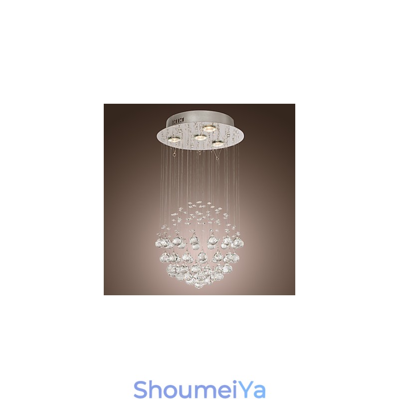 シャンデリア 高級モダンクリスタル 4灯