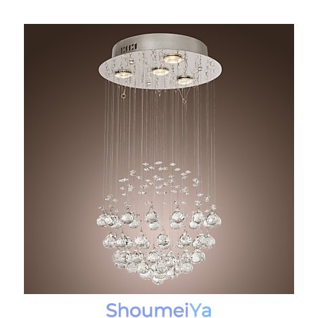 シャンデリア 高級モダンクリスタル 4灯