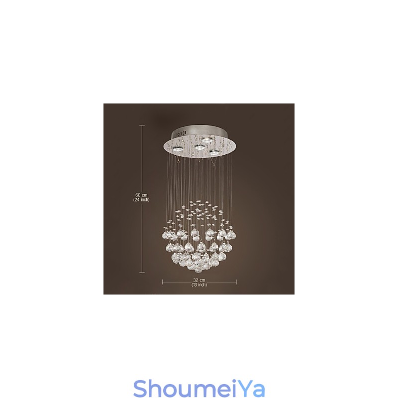 シャンデリア 高級モダンクリスタル 4灯