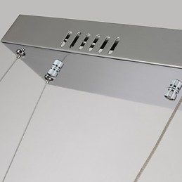 モダンコンテンポラリークリスタルクロームメタルペンダントライト