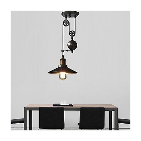 ペンダントライト 素朴なロッジ ヴィンテージ レトロ カントリー ガレージ メタル