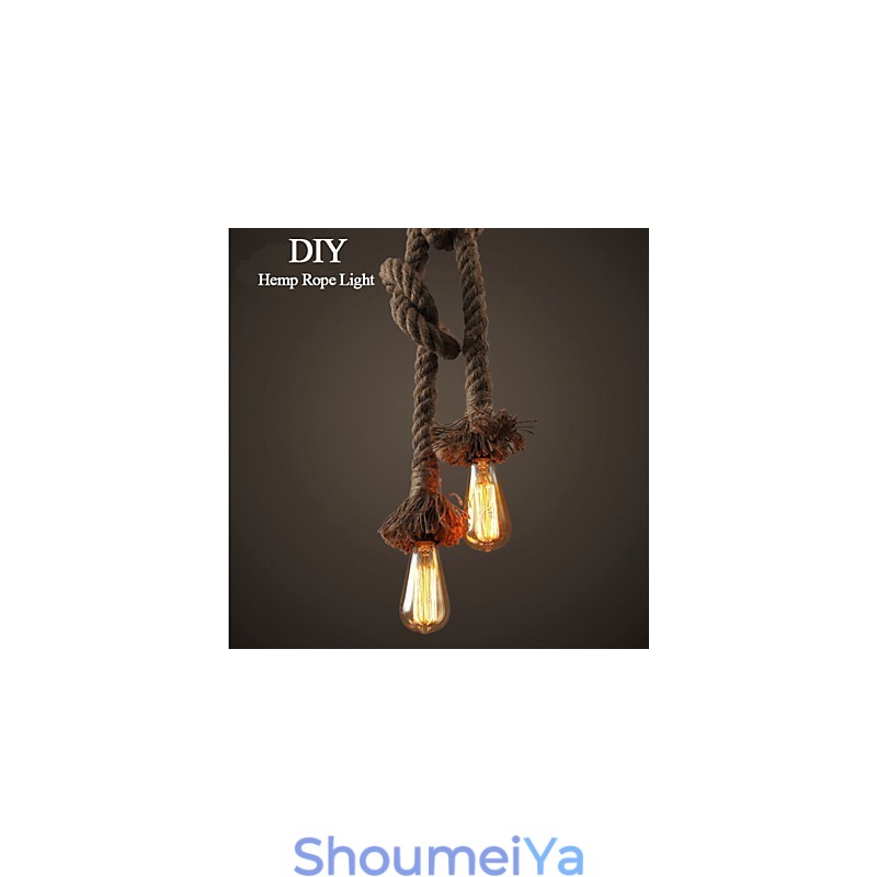 1 ライト DIY アート 麻ロープ ライト クリエイティブ 麻ロープ シャンデリア 1 ライト DIY アート 麻ロープ ライト クリエイティブ 麻ロープ シャンデリア