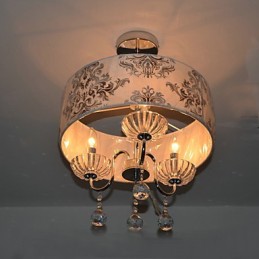 モダンで現代的なクリスタル電気メッキシャンデリア