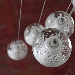 モダンなペンダントライト ペンダントランプライト G4 レトロフィット クロームメッキ クリスタル 階段ライト用