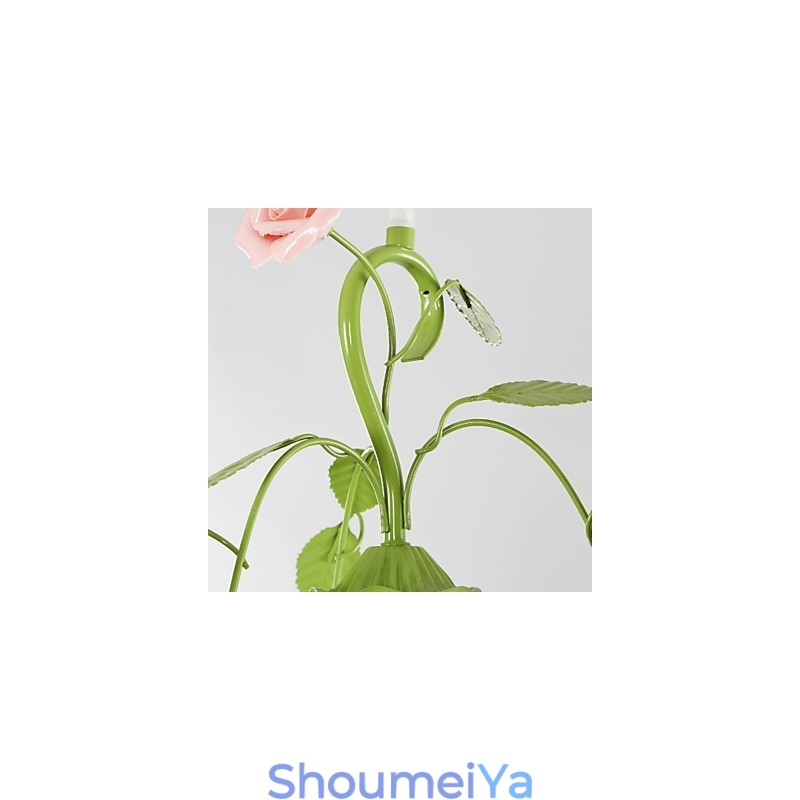 バレンタインデーの庭の花と植物がドームの光を吸収する