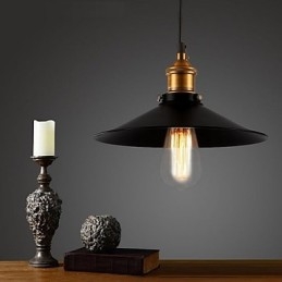 ヨーロッパスタイルのレトロクラシックペンダントライトアートドロップライト電球直径22CM
