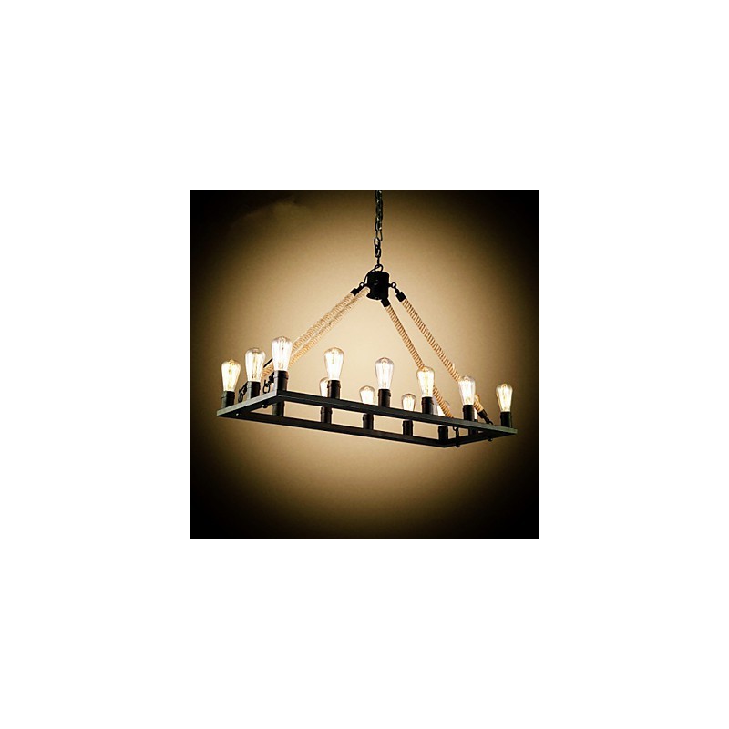 カントリーデザイナーのペイントメタルペンダントライト