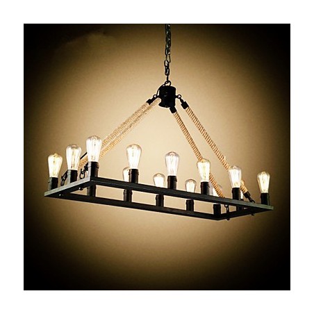 カントリーデザイナーのペイントメタルペンダントライト