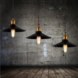 ヨーロッパスタイルのレトロクラシックペンダントライトアートドロップライト電球直径30CM