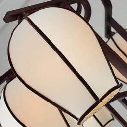 ラスティックロッジ ヴィンテージ ミニスタイル 電気メッキメタルシャンデリア